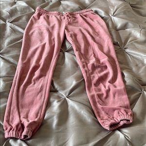Blush joggers